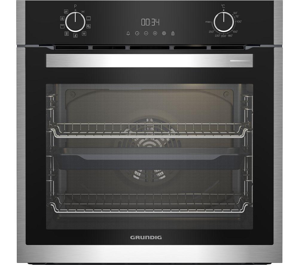 GRUNDIG GEBM19300XC Electric Oven - Stainless Steel, Stainless Steel