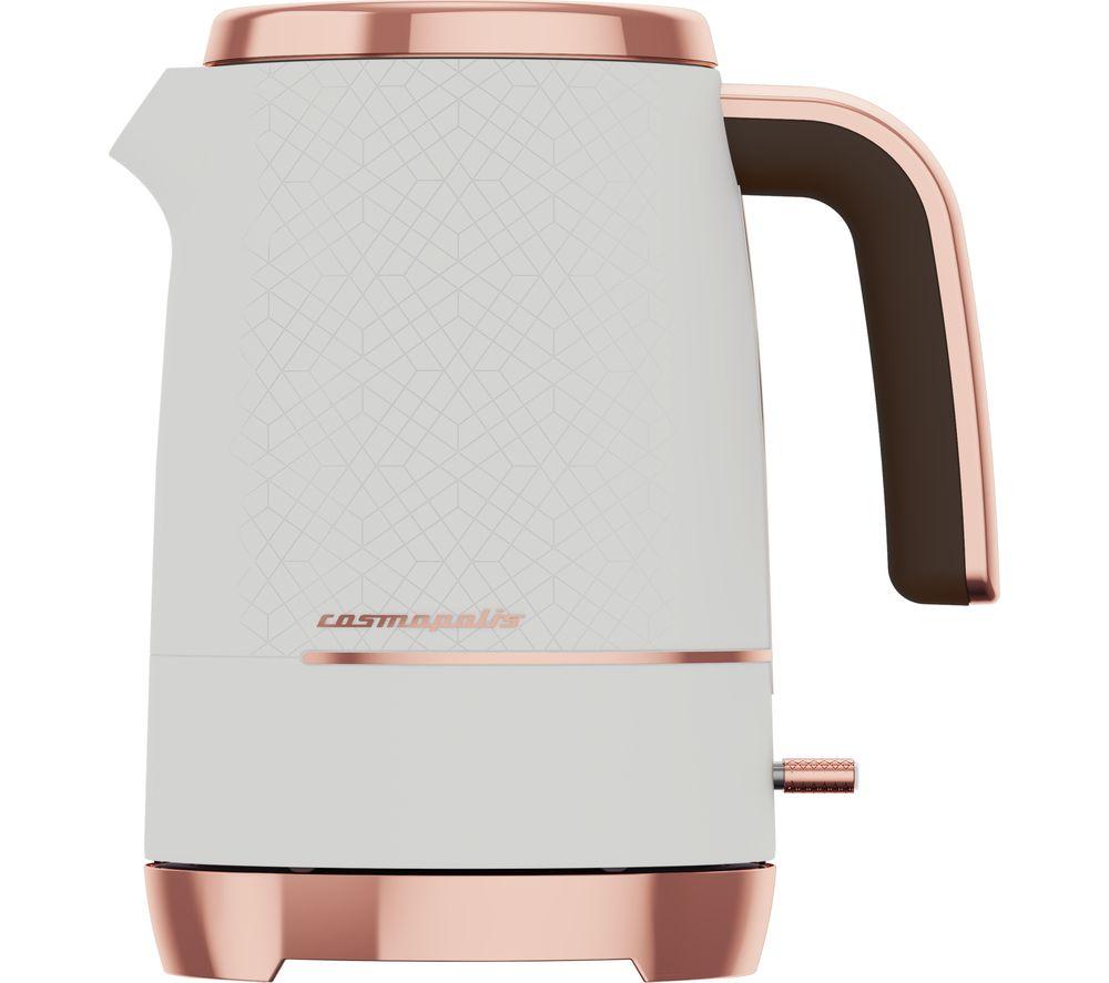 Buy BEKO Cosmopolis WKM8306W Jug Kettle White & Rose Gold Currys