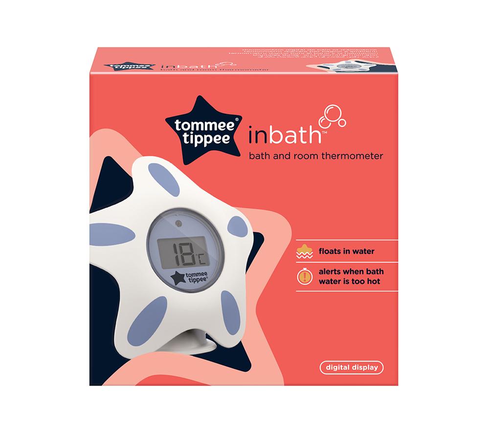 TOMMEE TIPPEE Bath & Room Thermometer - White & Mint image number 3 of 5