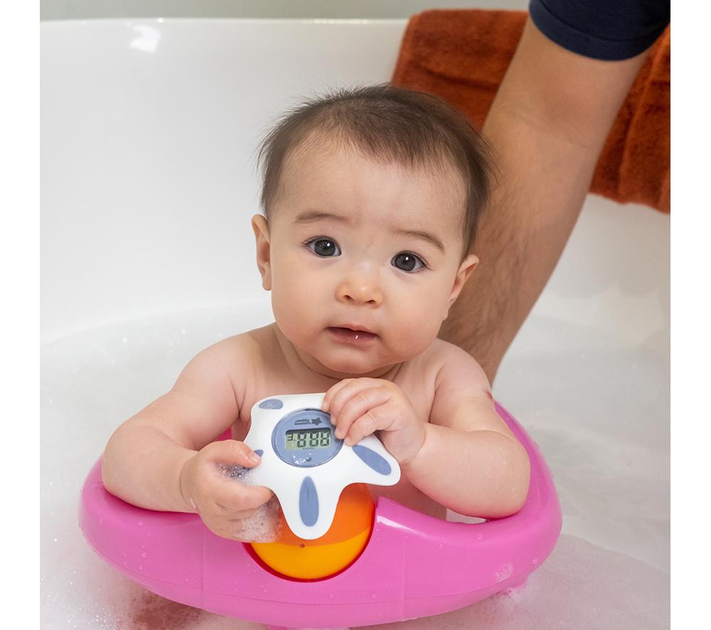 TOMMEE TIPPEE Bath & Room Thermometer - White & Mint image number 4 of 5