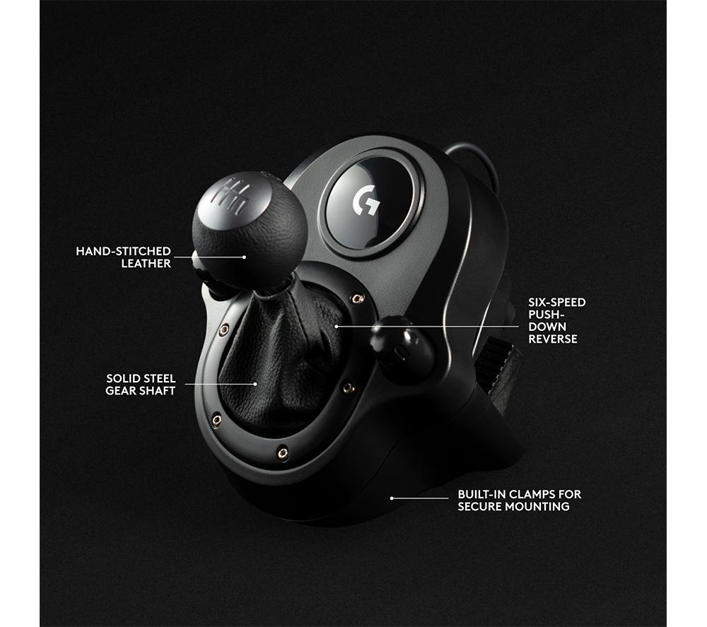 LOGITECH G923 Xbox & PC Racing Wheel, Pedals & Driving Force Shifter Bundle image number 7 of 7