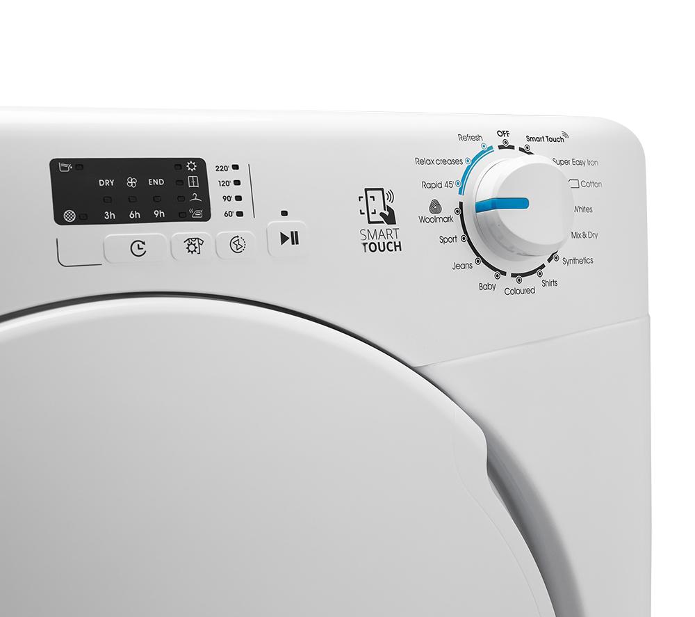 Buy CANDY Smart KSE C8LF NFC 8 kg Condenser Tumble Dryer - White | Currys