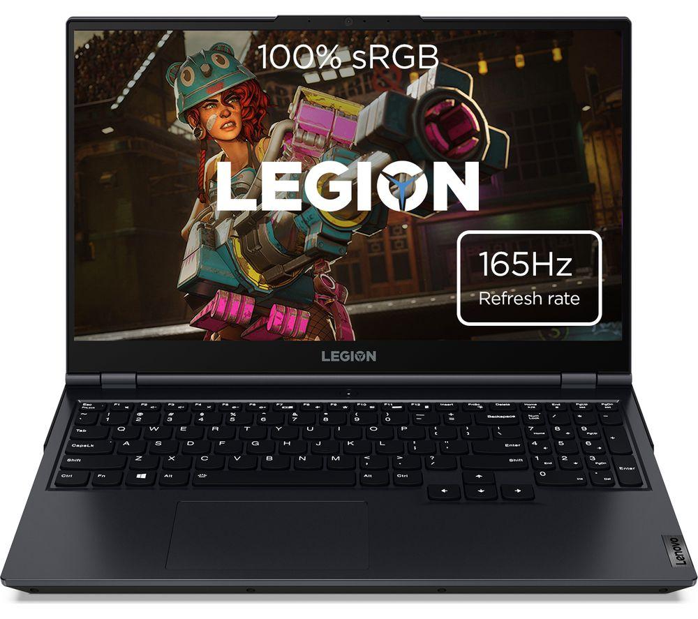 Image of LENOVO Legion 5 15.6" Gaming Laptop - AMD Ryzen 5, RX 6600M, 512 GB SSD, Blue