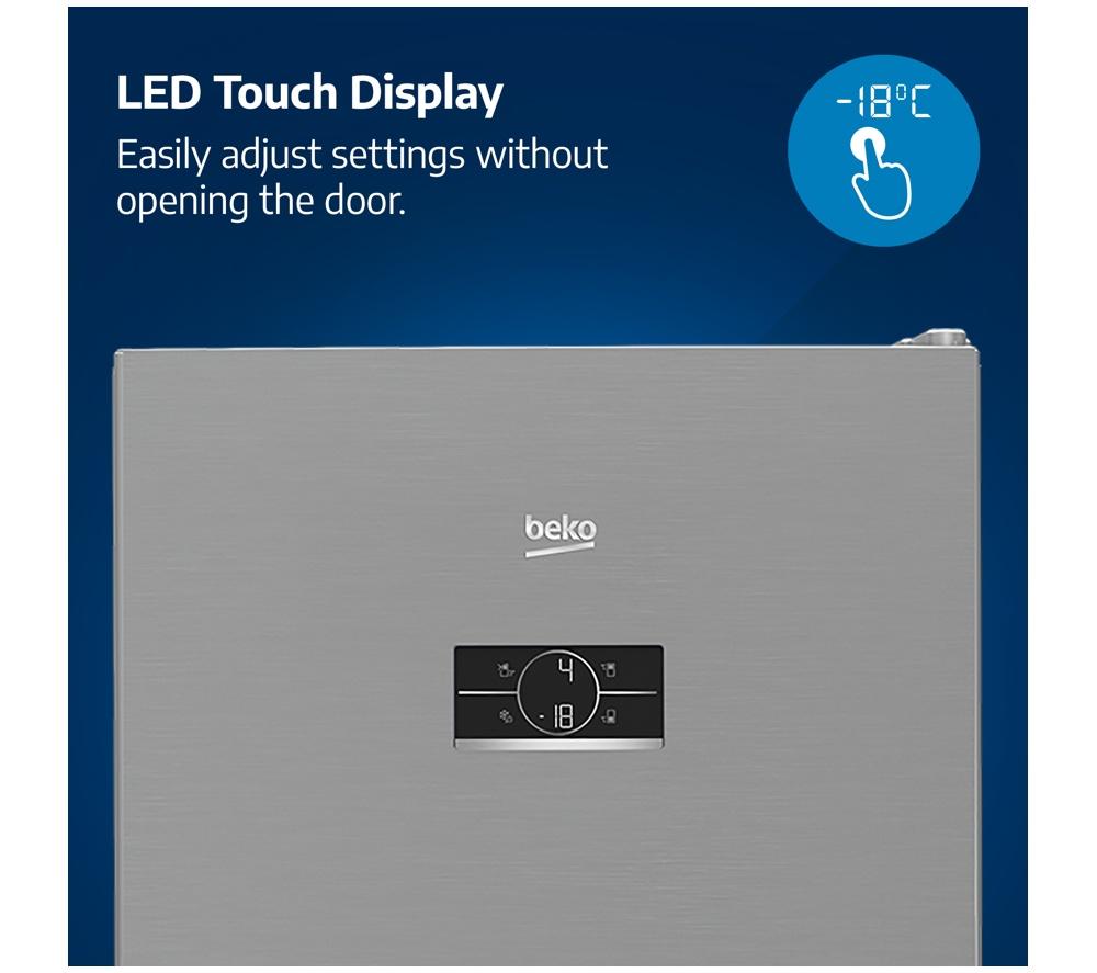 BEKO Pro HarvestFresh CNG4601DVPS 50/50 Fridge Freezer - Stainless Steel Effect image number 12 of 19