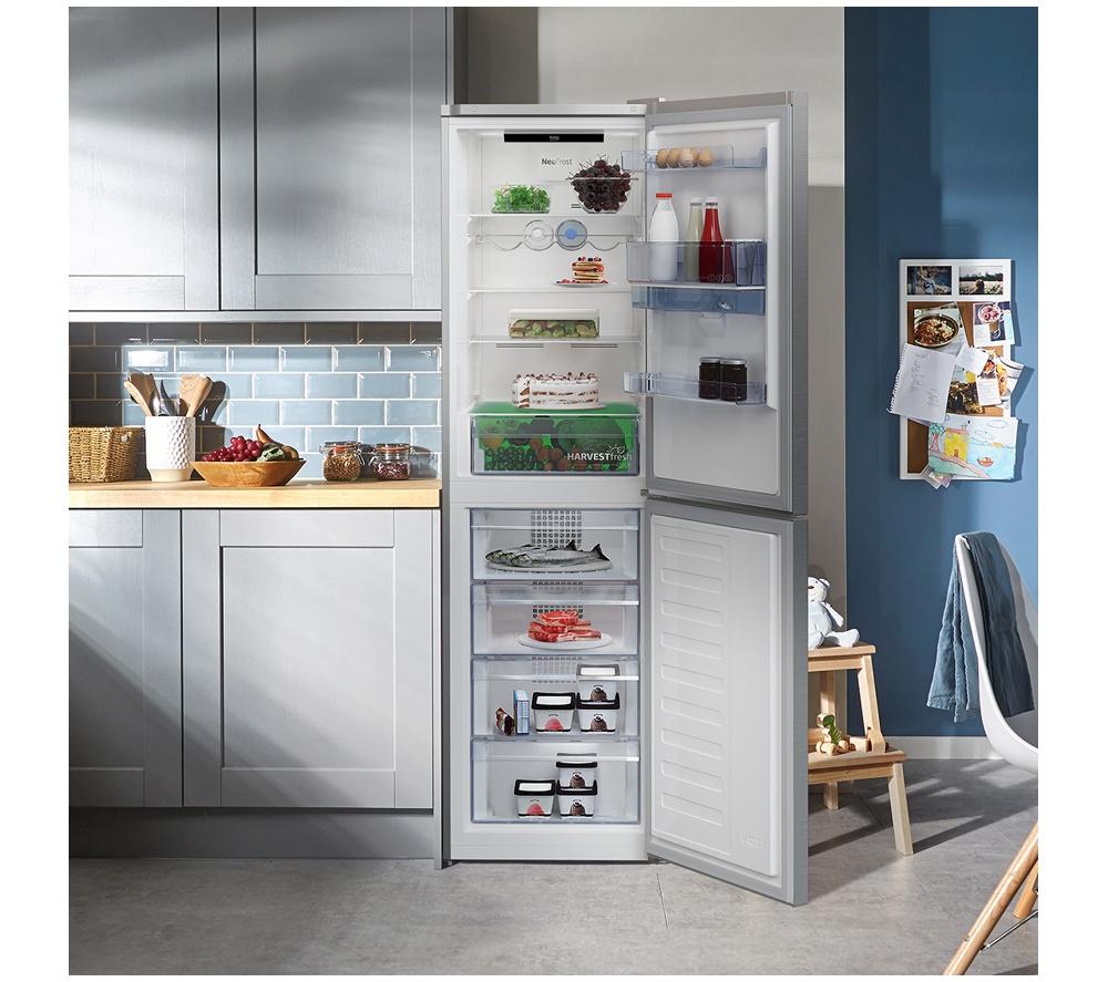 BEKO Pro HarvestFresh CNG4601DVPS 50/50 Fridge Freezer - Stainless Steel Effect image number 15 of 19