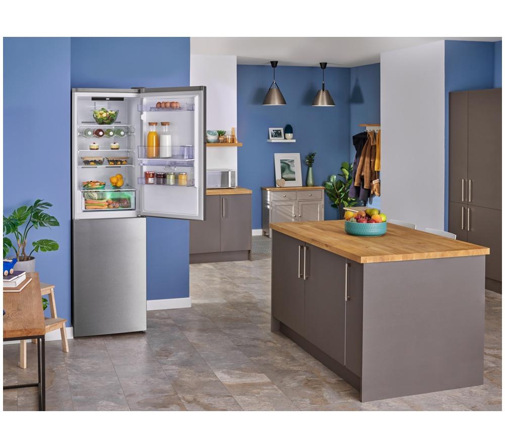 BEKO Pro HarvestFresh CNG4601DVPS 50/50 Fridge Freezer - Stainless Steel Effect image number 17 of 19