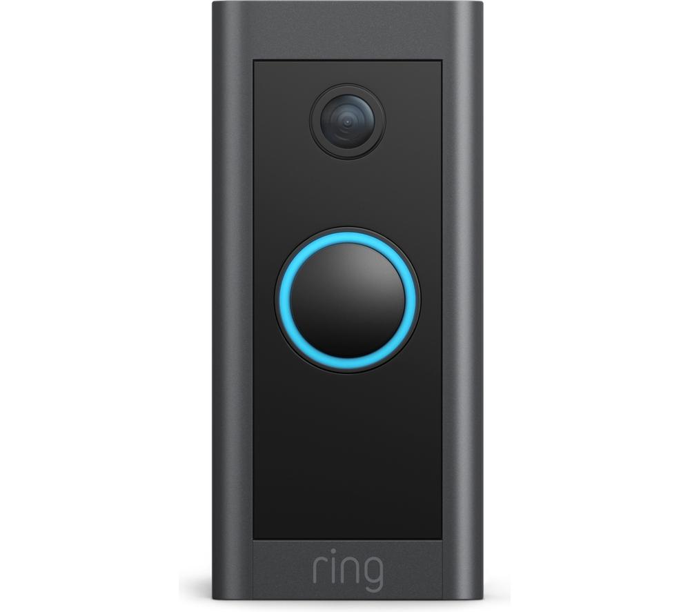 RING Video Doorbell - Hardwired, Black