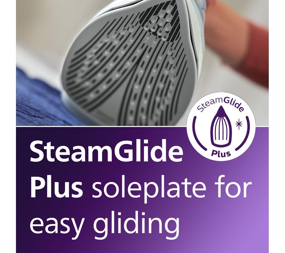 PHILIPS 5000 Series SteamGlide Plus DST5030/26 Steam Iron - Blue image number 3 of 9
