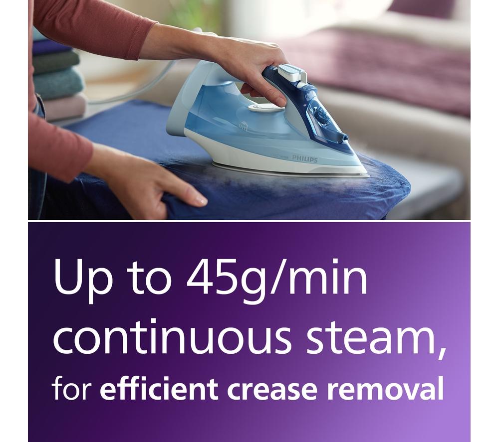 PHILIPS 5000 Series SteamGlide Plus DST5030/26 Steam Iron - Blue image number 9 of 9