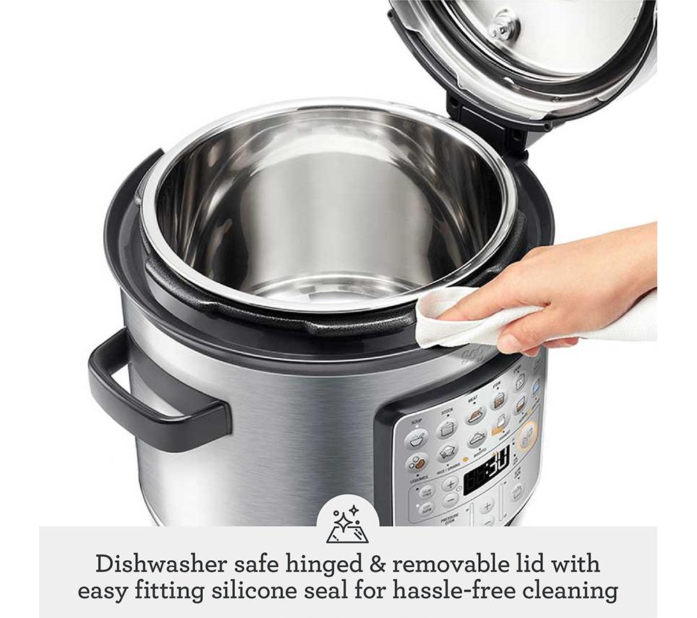 SAGE Fast Slow GO SPR680BSS Multicooker - Brushed Stainless Steel image number 6 of 10