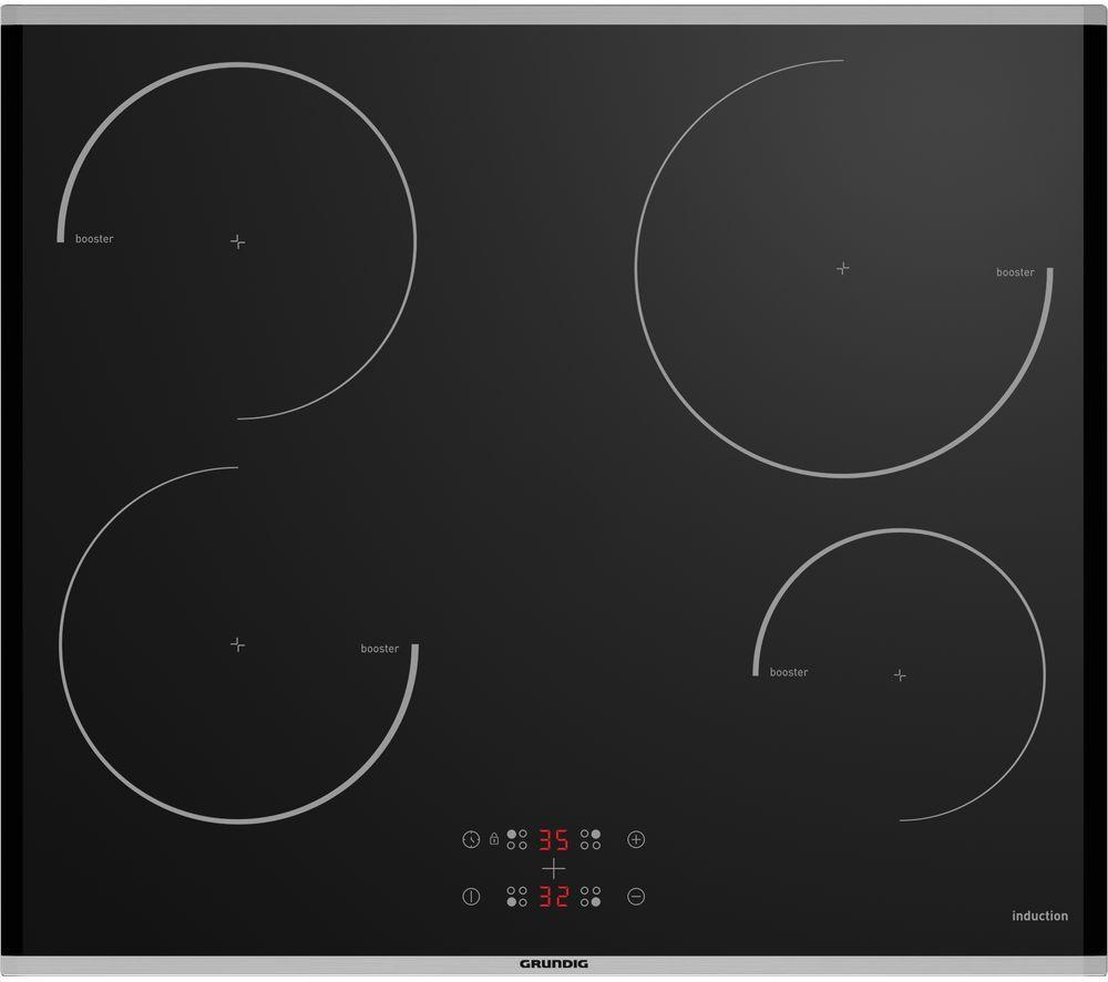 GRUNDIG GIEI623410MX Electric Induction Hob - Black, Black