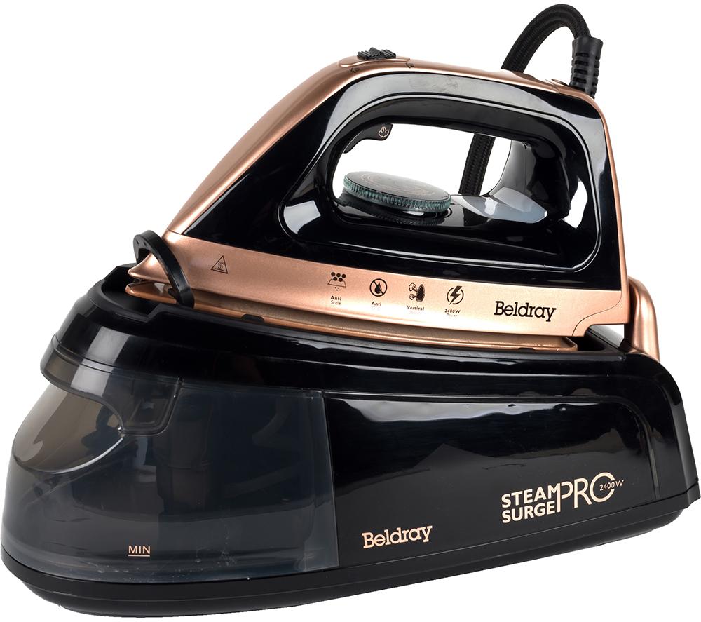 BELDRAY Steam Surge Pro BEL01137 Steam Generator Iron - Rose Gold, Gold,Pink