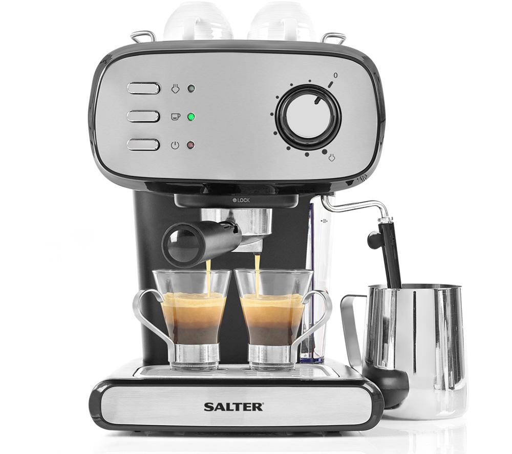 SALTER Caff Barista Pro EK4369 Coffee Machine Silver