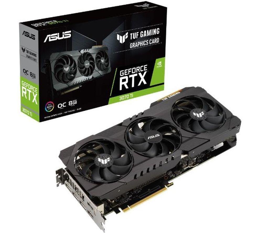 ASUS GeForce RTX 3070 Ti 8 GB TUF GAMING OC Graphics Card image number 4 of 5