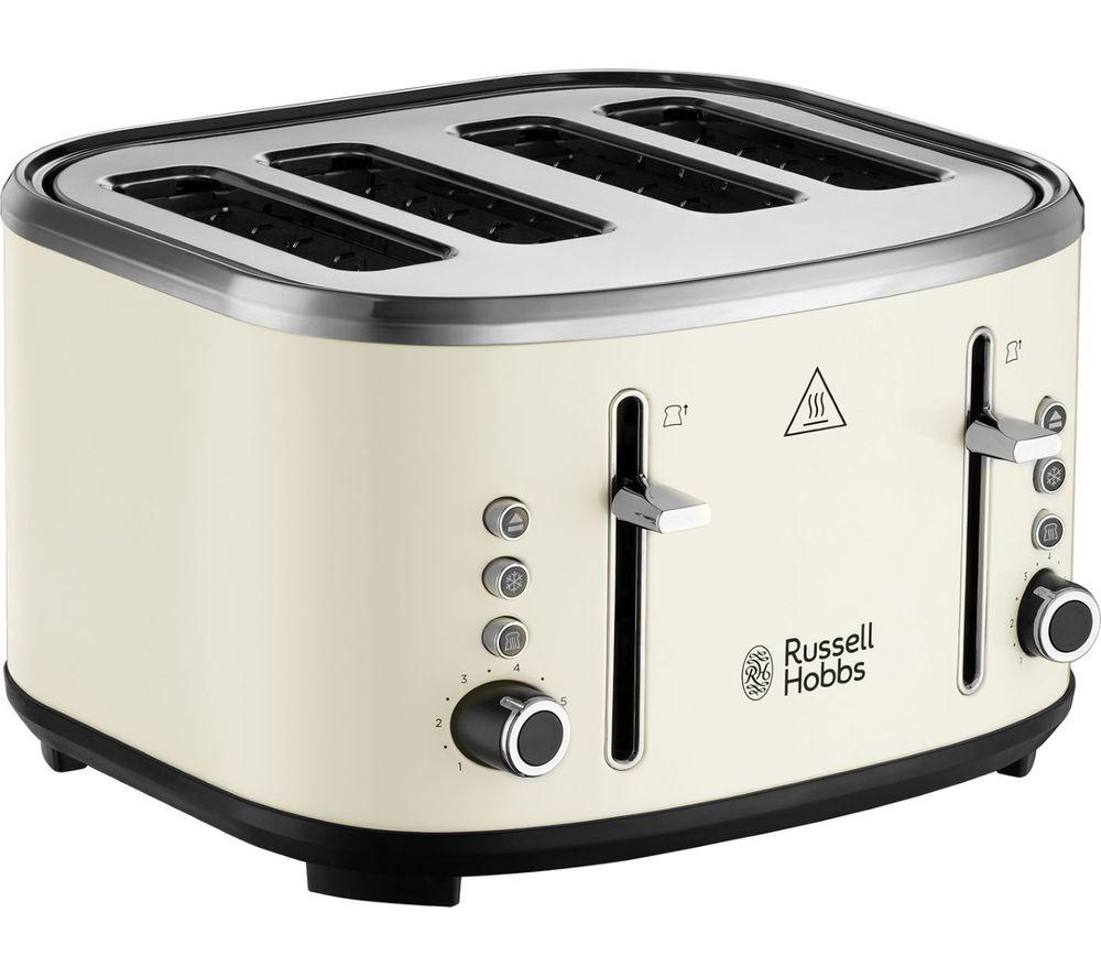 RUSSELL HOBBS Stylevia 26291 4-Slice Toaster - Cream