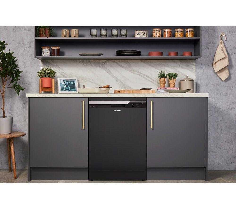 GRUNDIG GNFP5540DWA Full-size WiFi-enabled Dishwasher - Anthracite image number 6 of 10