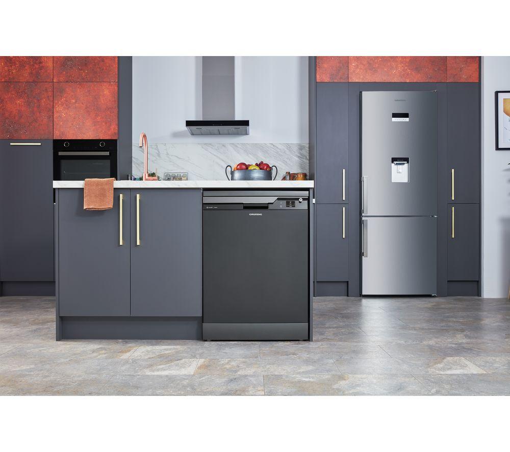 GRUNDIG GNFP5540DWA Full-size WiFi-enabled Dishwasher - Anthracite image number 8 of 10