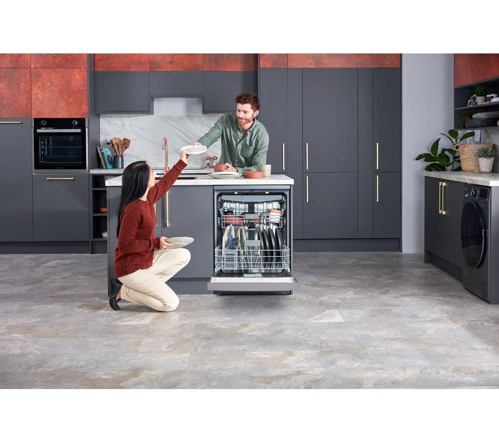 GRUNDIG GNFP5540DWA Full-size WiFi-enabled Dishwasher - Anthracite image number 9 of 10
