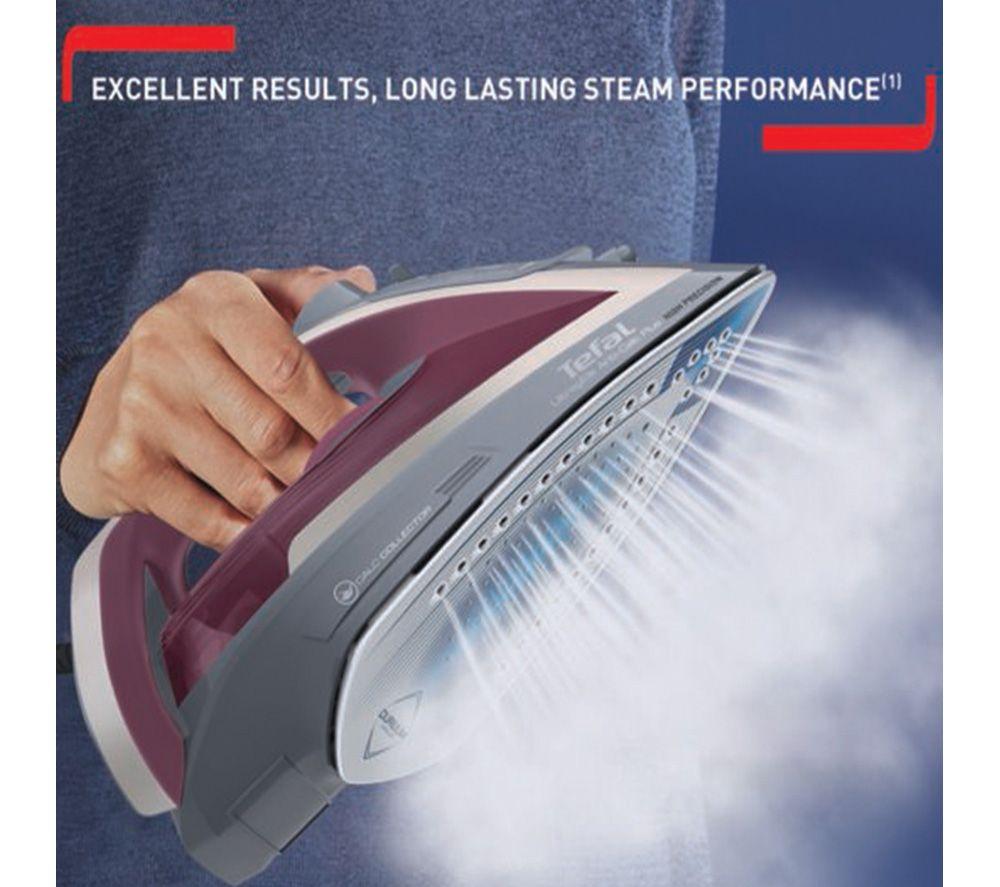 Tefal Steam Iron Ultra Gliss 4 Calc Collector FV4996 : : Home