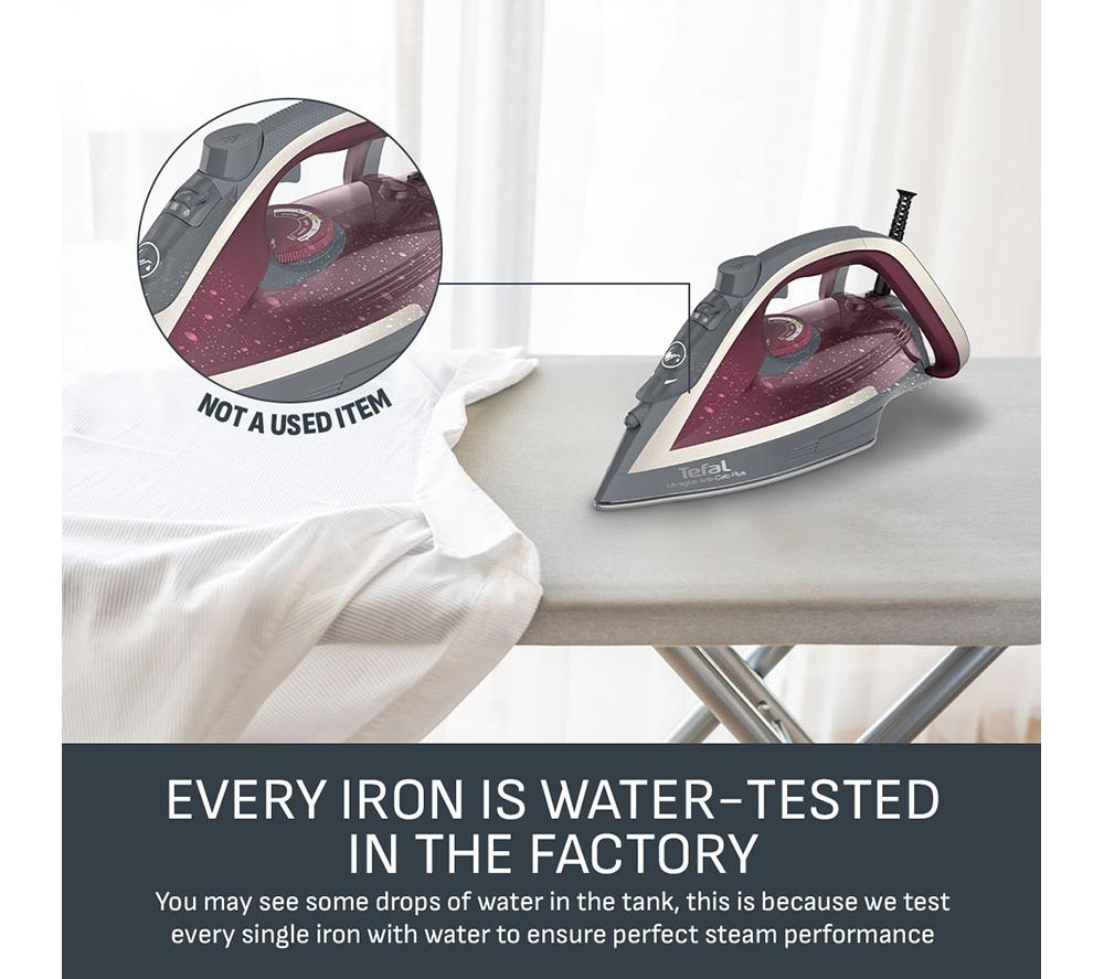 TEFAL Ultraglide Anti-Scale Plus FV5872G0 Steam Iron - Grey & Purple image number 9 of 10