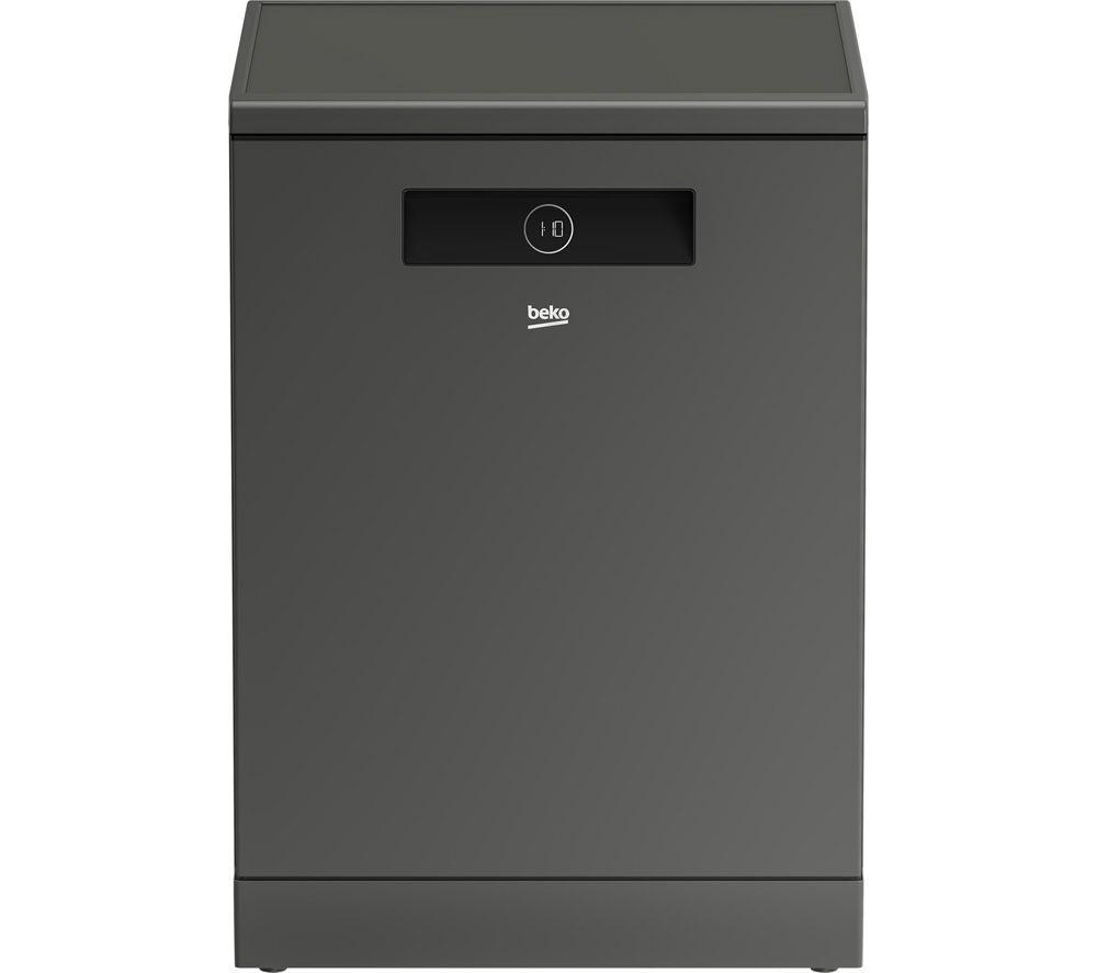 Image of BEKO BDEN38640FG Full-size Dishwasher - Graphite, Silver/Grey