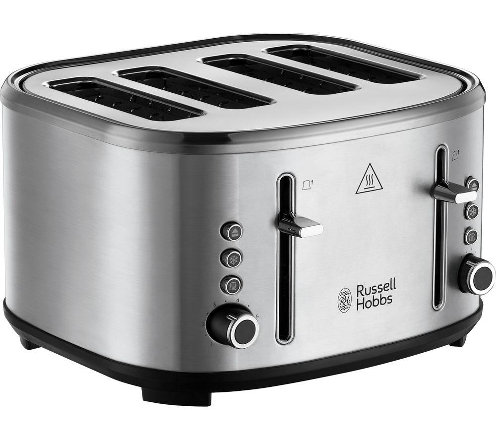 RUSSELL HOBBS Stylevia 26290 4-Slice Toaster - Silver
