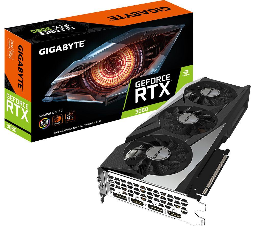 GIGABYTE GeForce RTX 3060 12 GB GAMING OC V2 LHR Graphics Card image number 3 of 6