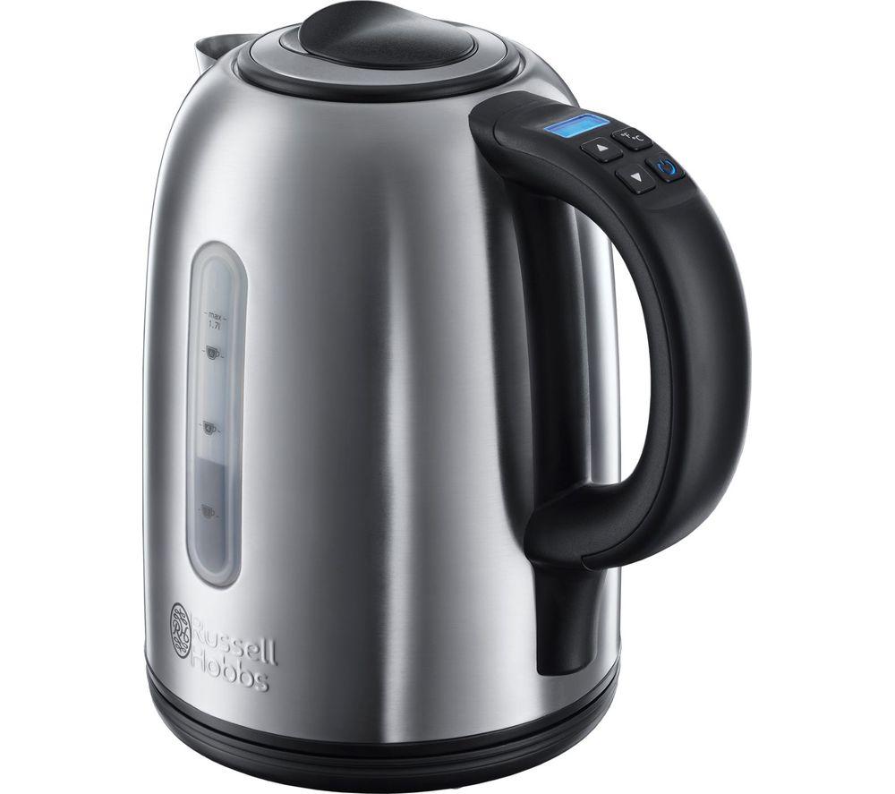 RUSSELL HOBBS Digital Quiet Boil 21040 Jug Kettle - Silver