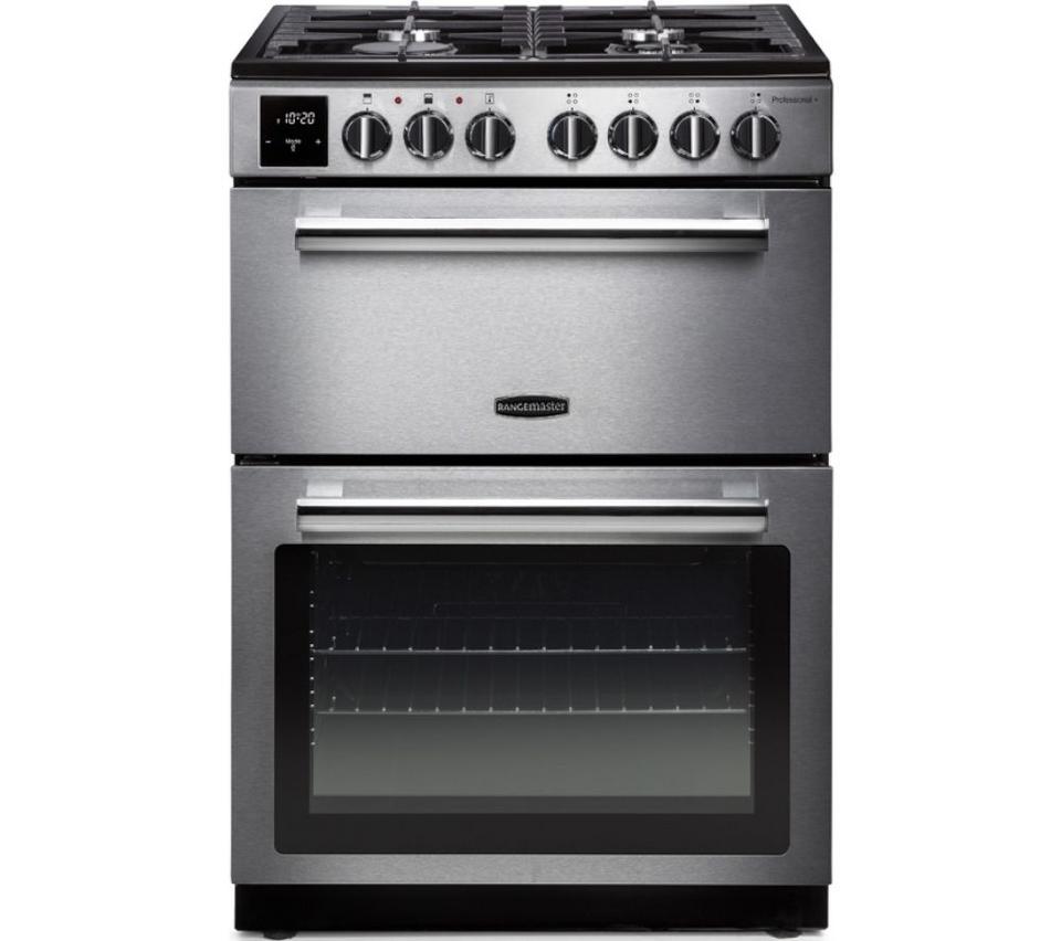 RANGEMASTER Professional Plus PROPL60DFFSS/C 60 cm Dual Fuel Cooker - Stainless Steel & Chrome