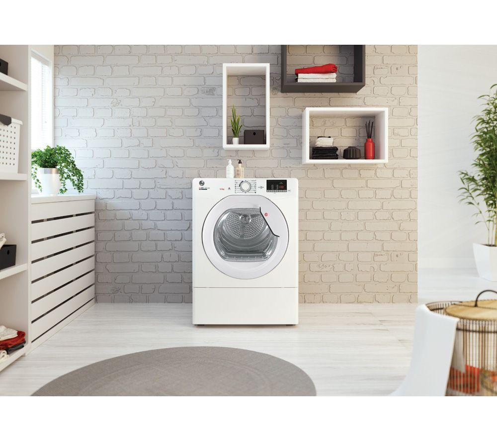 HOOVER H-Dry 300 HLE V10DG-80 10 kg Vented Tumble Dryer - White image number 7 of 7