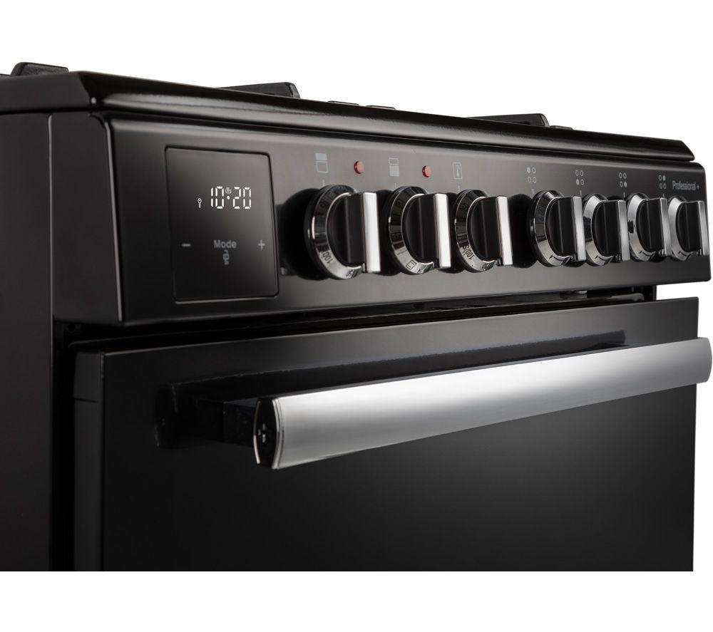 RANGEMASTER Professional Plus PROPL60DFFBL/C 60 cm Dual Fuel Cooker - Black & Chrome image number 3 of 11
