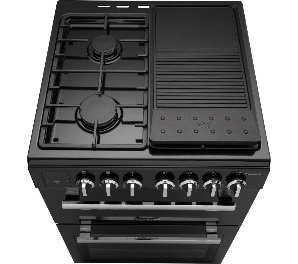 RANGEMASTER Professional Plus PROPL60DFFBL/C 60 cm Dual Fuel Cooker - Black & Chrome image number 4 of 11
