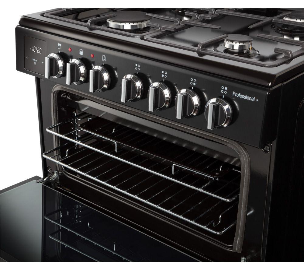 RANGEMASTER Professional Plus PROPL60DFFBL/C 60 cm Dual Fuel Cooker - Black & Chrome image number 8 of 11