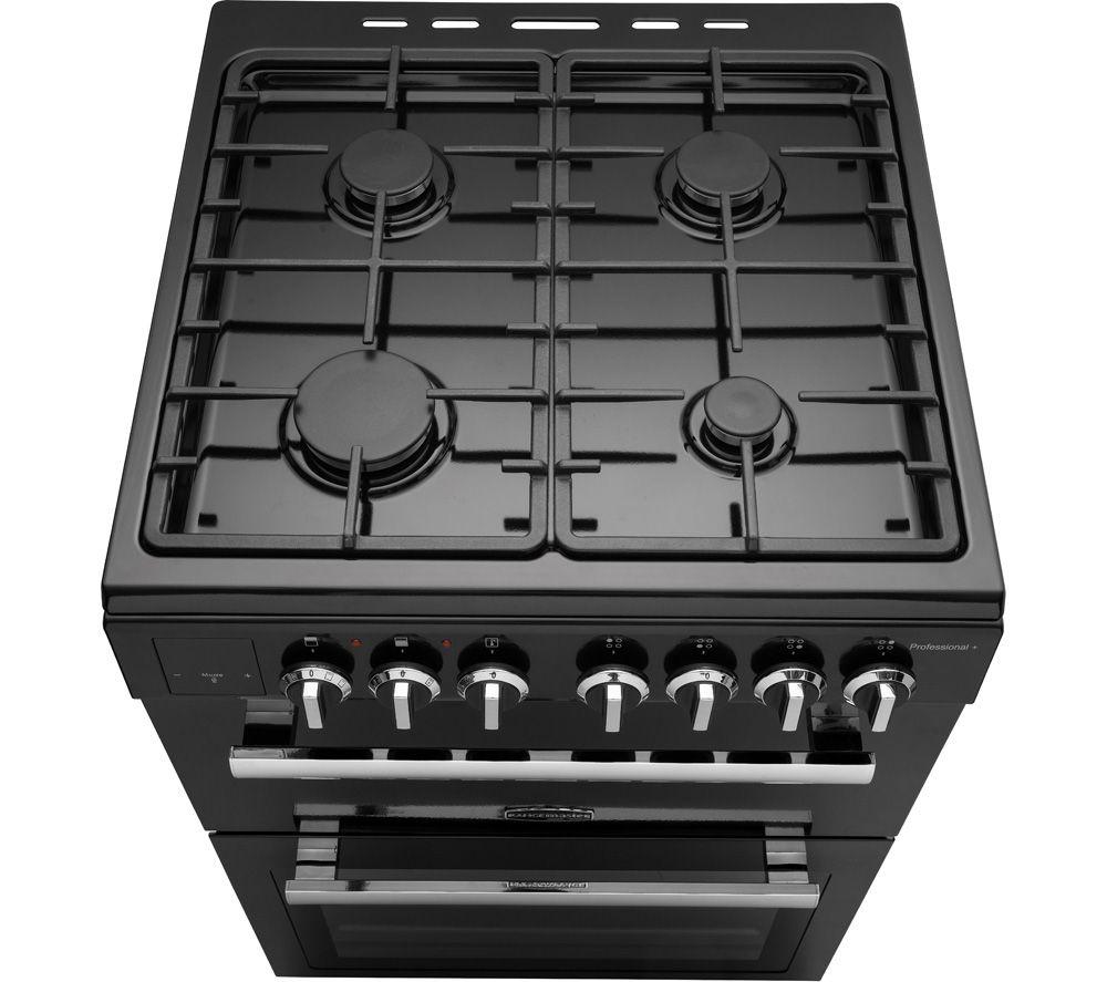 RANGEMASTER Professional Plus PROPL60DFFBL/C 60 cm Dual Fuel Cooker - Black & Chrome image number 9 of 11