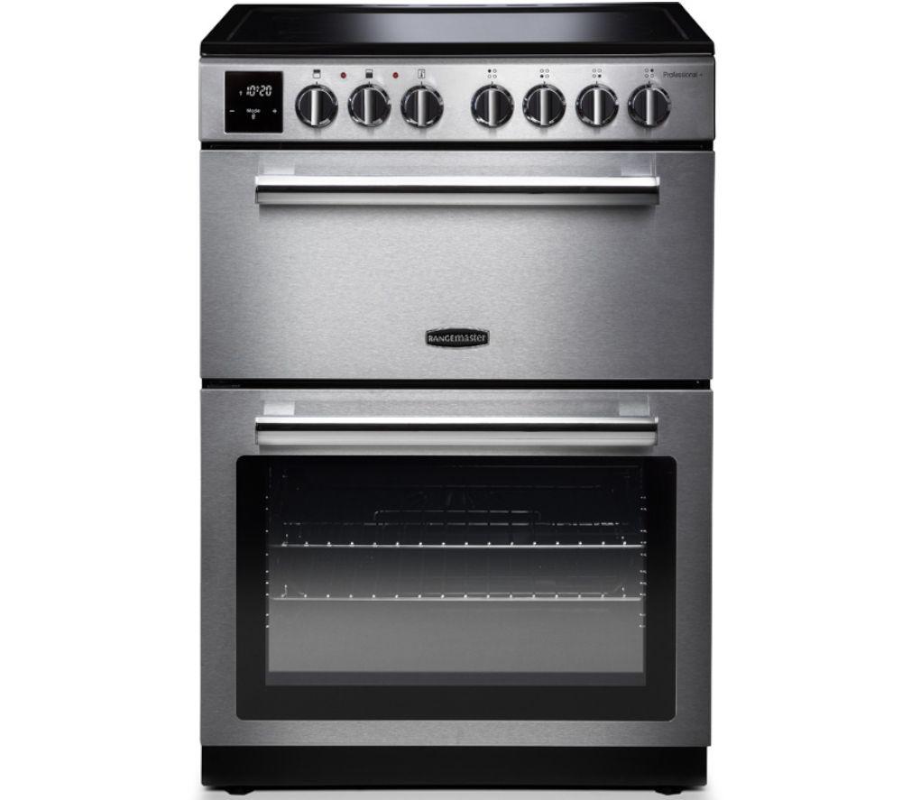 RANGEMASTER Professional PROPL60EiSS/C 60 cm Electric Induction Range Cooker - Stainless Steel & Chrome, Stainless Steel