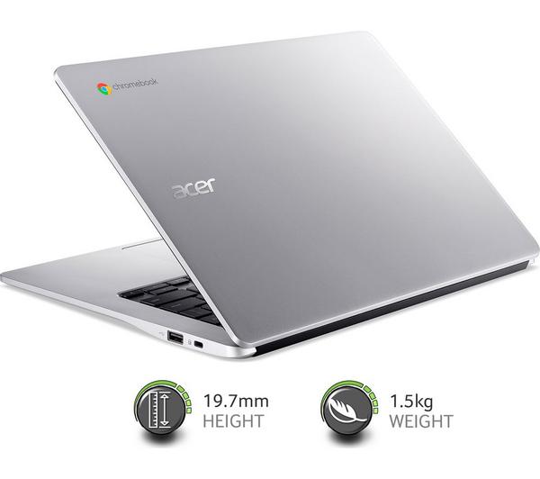 ACER 314 Touch 14" Chromebook - MediaTek MT8183C, 128 GB eMMC, Silver image number 6