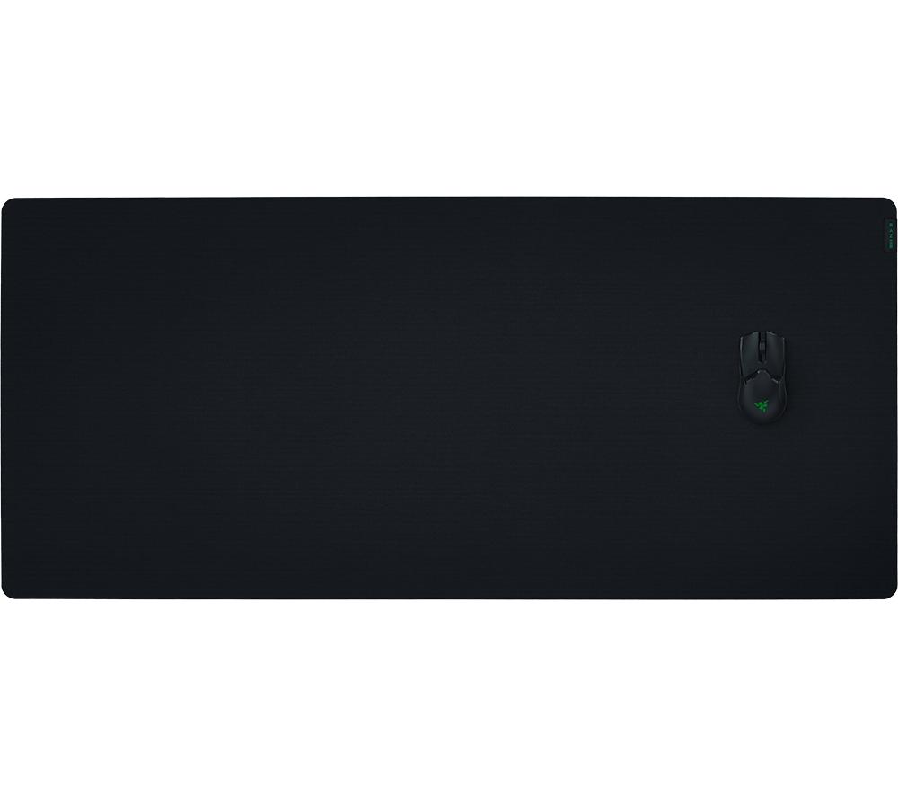 Razer Gigantus V2 3X-Large - Soft 3X-Large Gaming Mouse Mat for Speed and Control Black & DeathAdder V2 - Wired USB Gaming Mouse with Optical Mouse Switches, Focus+ 20K Optical Sensor, Black