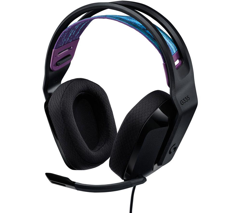 Image of LOGITECH G335 Gaming Headset - Black, Black