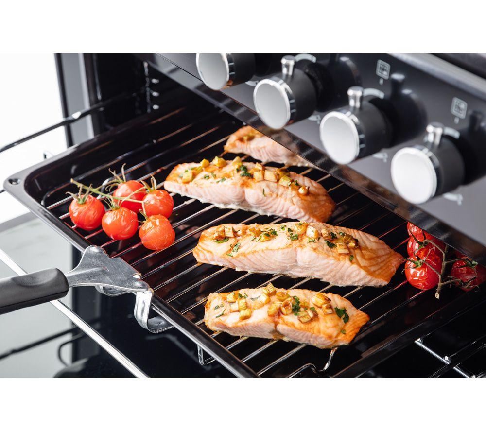 RANGEMASTER Classic CLA60NGFBL/C 60 cm Gas Cooker - Black & Chrome image number 5 of 5