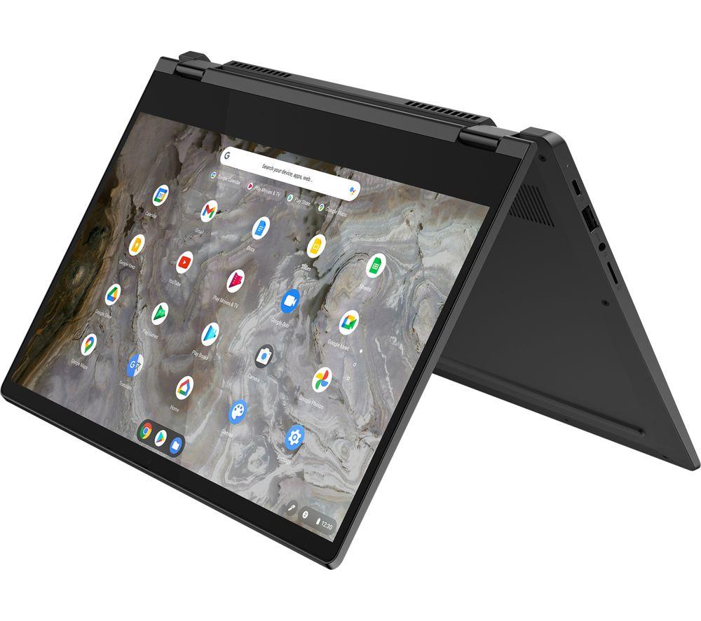 Image of LENOVO IdeaPad Flex 5i 13.3" 2 in 1 Chromebook - Intel®Core i3, 128 GB SSD, Grey, Silver/Grey