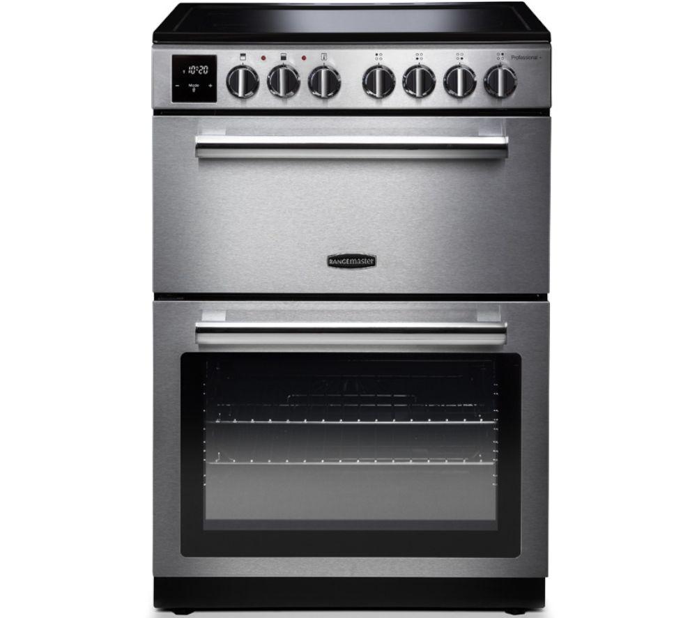 RANGEMASTER Professional PROPL60ECSS/C 60 cm Electric Ceramic Range Cooker – Stainless Steel & Chrome, Stainless Steel