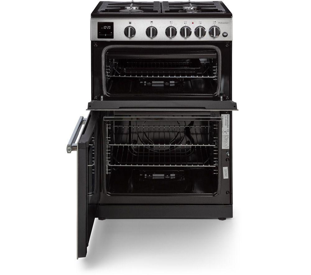 RANGEMASTER Professional+ PROPL60ECSS/C 60 cm Electric Ceramic Range Cooker - Stainless Steel & Chrome image number 3 of 11