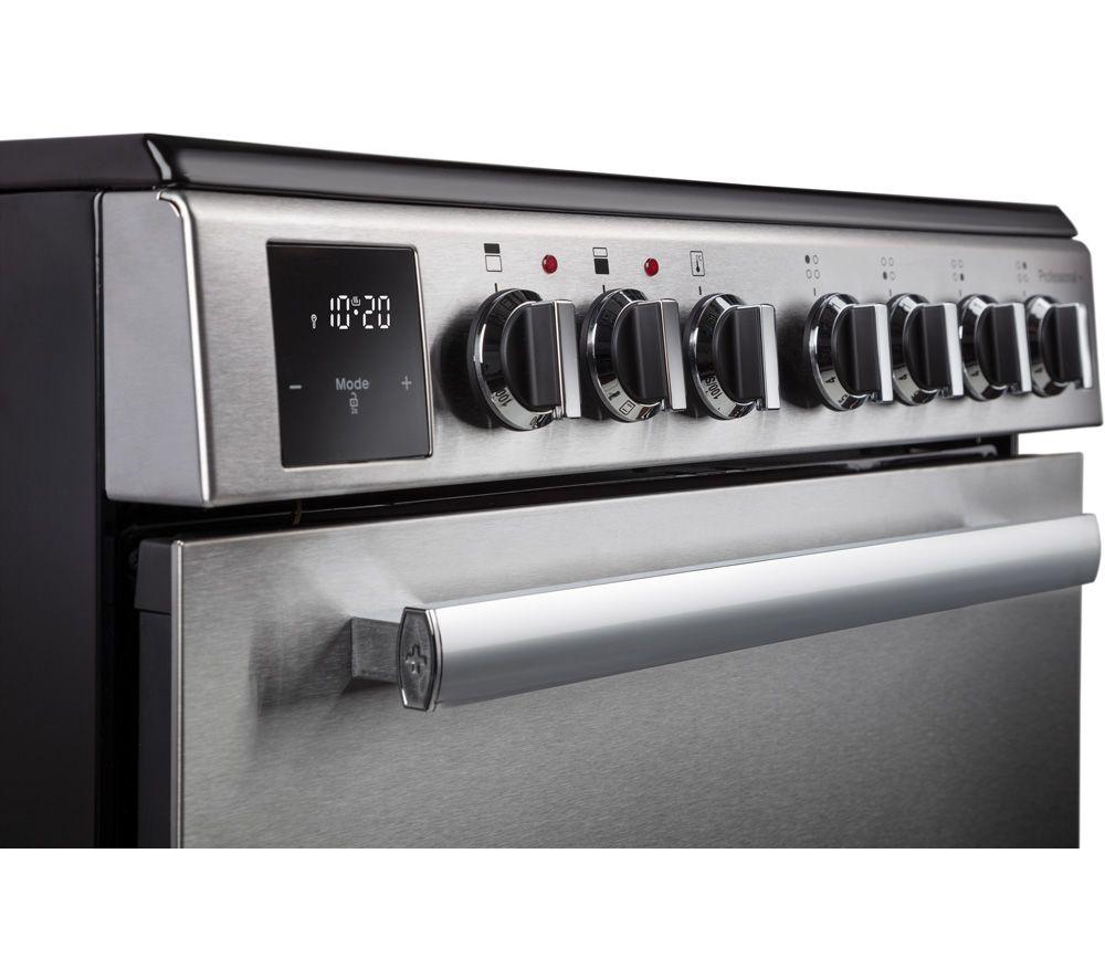 RANGEMASTER Professional+ PROPL60ECSS/C 60 cm Electric Ceramic Range Cooker - Stainless Steel & Chrome image number 5 of 11