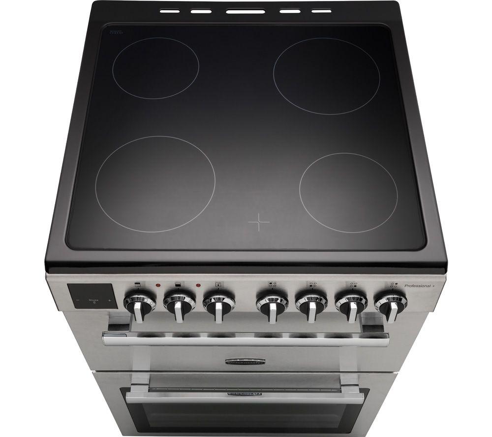 RANGEMASTER Professional+ PROPL60ECSS/C 60 cm Electric Ceramic Range Cooker - Stainless Steel & Chrome image number 8 of 11