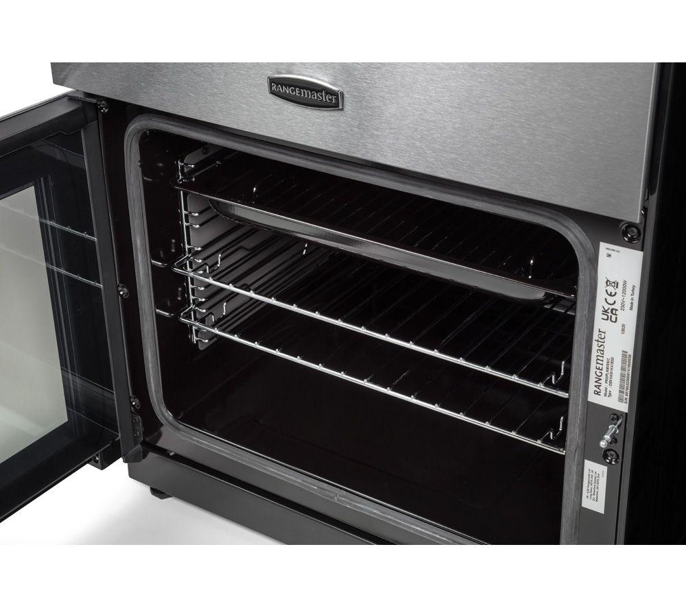 RANGEMASTER Professional+ PROPL60ECSS/C 60 cm Electric Ceramic Range Cooker - Stainless Steel & Chrome image number 9 of 11