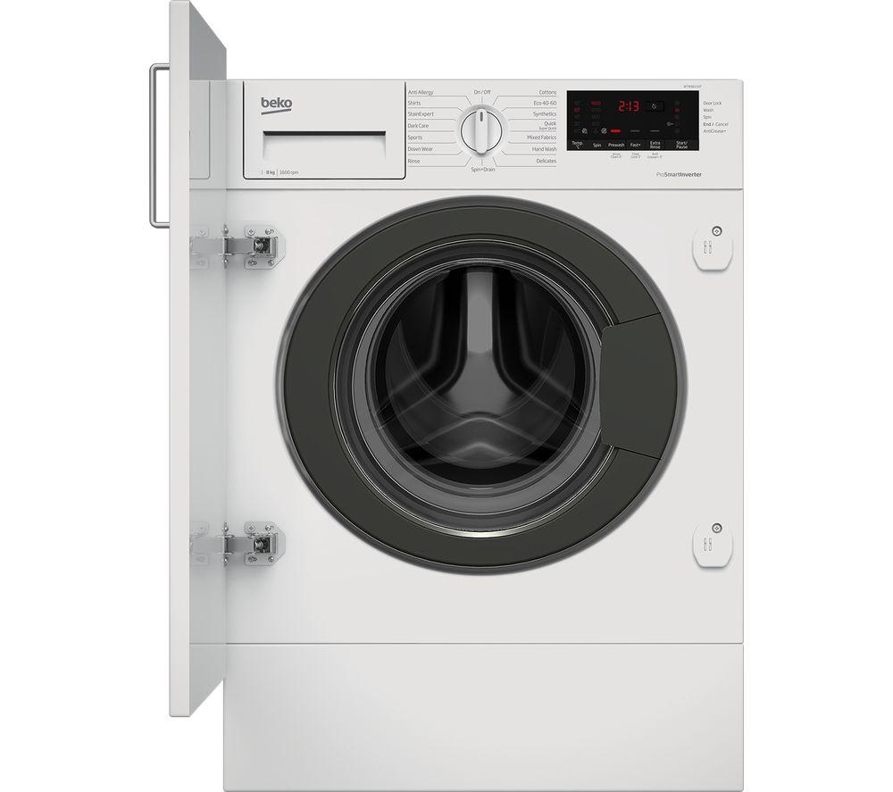 BEKO Pro RecycledTub WTIK86151F Integrated 8 kg 1600 Spin Washing Machine