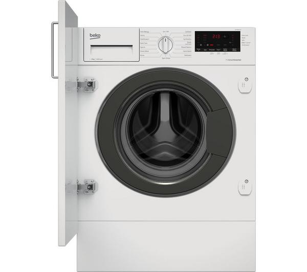 BEKO Pro RecycledTub WTIK86151F Integrated 8 kg 1600 Spin Washing Machine image number 0