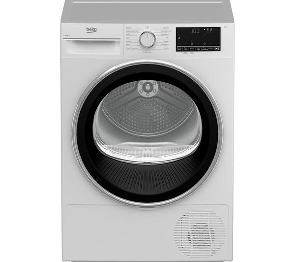 BEKO Pro B3T4911DW 9 kg Condenser Tumble Dryer - White image number 0