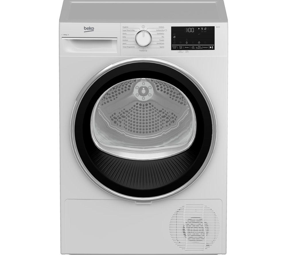 Image of BEKO B3T41011DW 10 kg Condenser Tumble Dryer - White