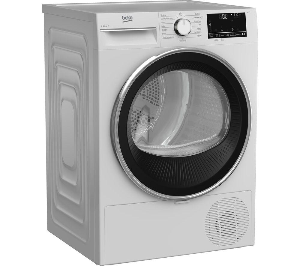 BEKO Pro B3T41011DW 10 kg Condenser Tumble Dryer - White image number 3 of 6